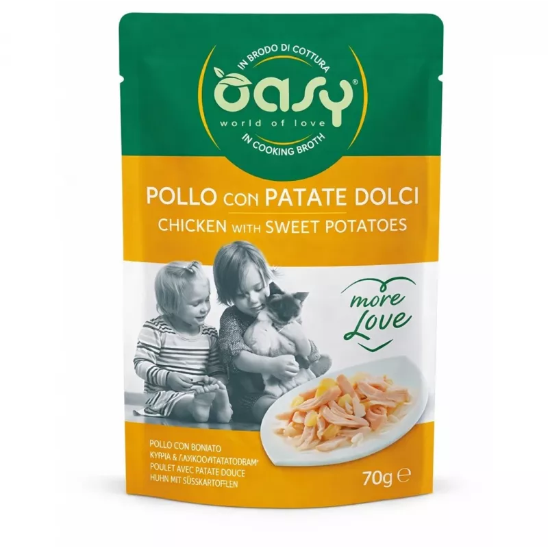 Oasy More Love vištiena su saldžiosiomis bulvėmis 70 g
