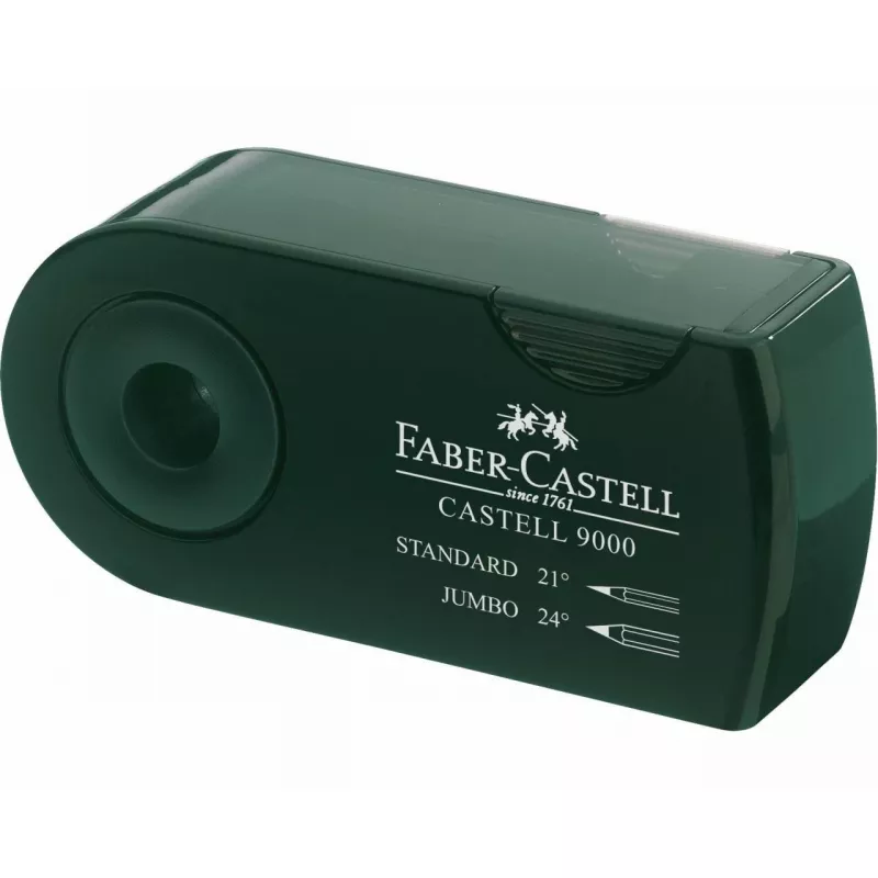Rankinis pieštukų drožtukas Faber-Castell 582800 žalias