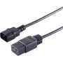Maitinimo kabelis S/CONN 60017 Juodas 1.8 m IEC C14 IEC C19