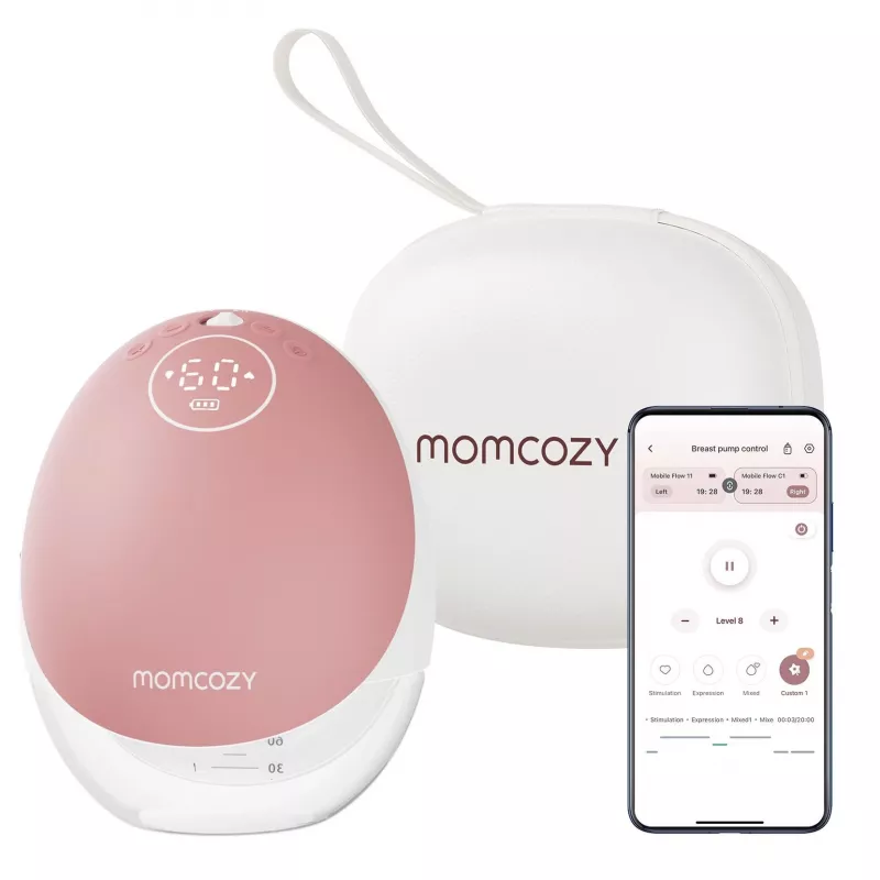 Krūties siurblys Momcozy M9 vienas raudonas 150ml
