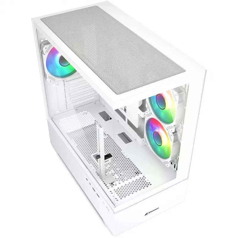 PC korpusas Sharkoon MK6 RGB Midi Tower juodas