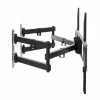 Sieninis televizoriaus laikiklis ART AR-85 32–70 colių televizoriams, iki 45 kg, pasvirimas -15–5°, pasukimas 45°, ištiesimas 118–622 mm, VESA 75x75–600x400