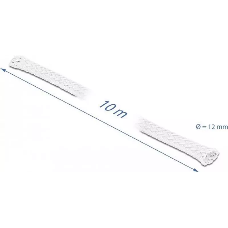 Pintas įvadas DeLOCK 20804 10 m x 12 mm baltas