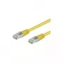 Wentronic Goobay CAT 5e komutacinis kabelis, F/UTP, geltonas, 50 m - CCA vario mišinys (50869)