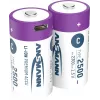 Ansmann ANS 1313-0004 - Ličio jonų įkraunama baterija C Baby 2300 mAh 1,5 V 2 vnt. pakuotė - Įkraunama baterija