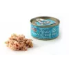 Šlapias kačių maistas FISH4DOGS Tuno filė su krabu 70 g — skardinė, 70 g, 85% drėgmės, 12% baltymų