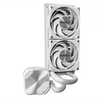 Montech HyperFlow Silent 240 procesoriaus skysčio aušintuvas „viskas viename“ 12 cm Baltas 1 vnt.