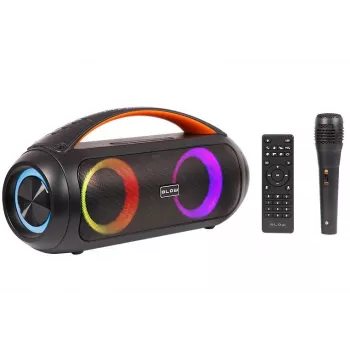Nešiojama kolonėlė BOOMBOX Bluetooth garsiakalbis, 30-356#, BLOW, juoda