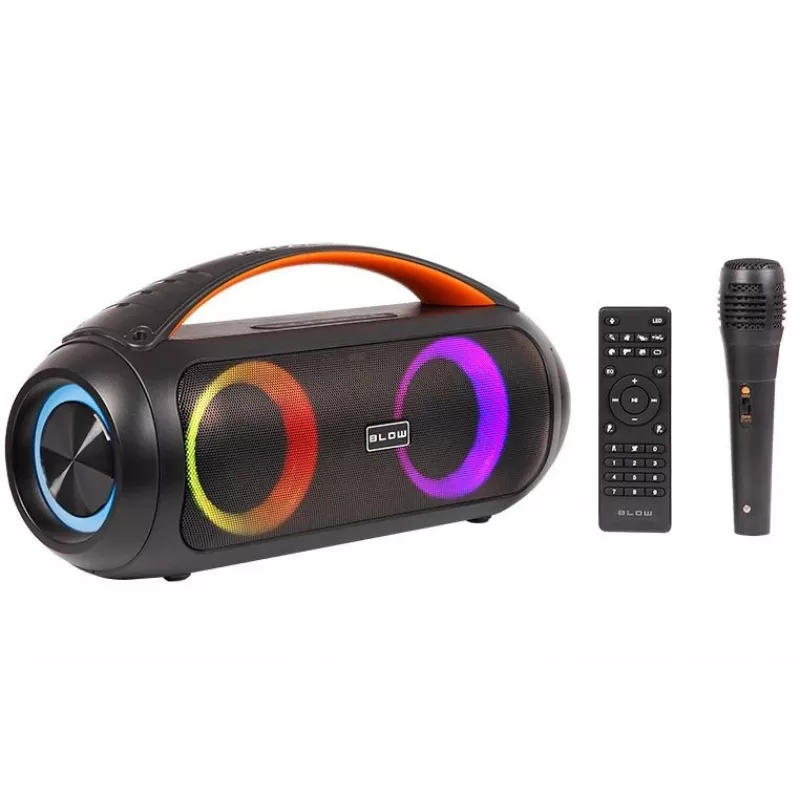 Nešiojama kolonėlė BOOMBOX Bluetooth garsiakalbis, 30-356#, BLOW, juoda
