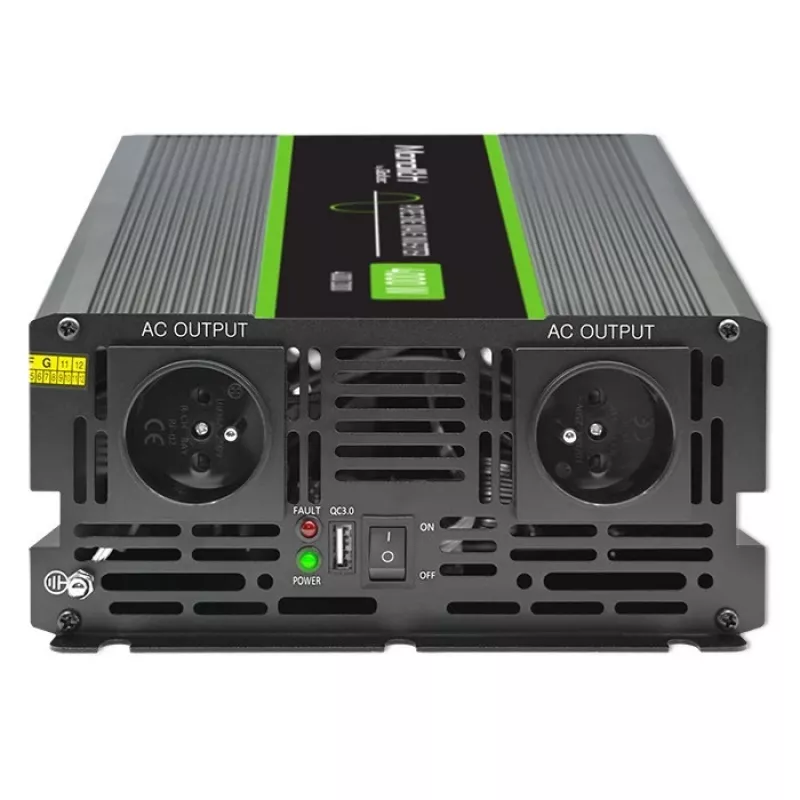 Qoltec Monolith maitinimo adapteris Auto 4000 W juodas