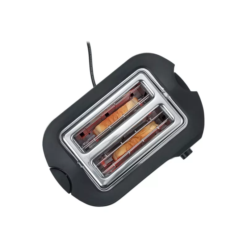 Severin 2589 2 riekelėms 800 W Juoda, nerūdijantis plienas