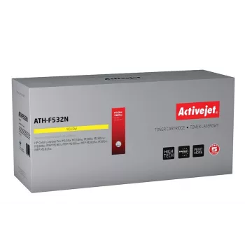 Activejet ATH-F532N dažų milteliai (pakaitalas HP 205A CF532A; Supreme; 900 puslapių; geltona)