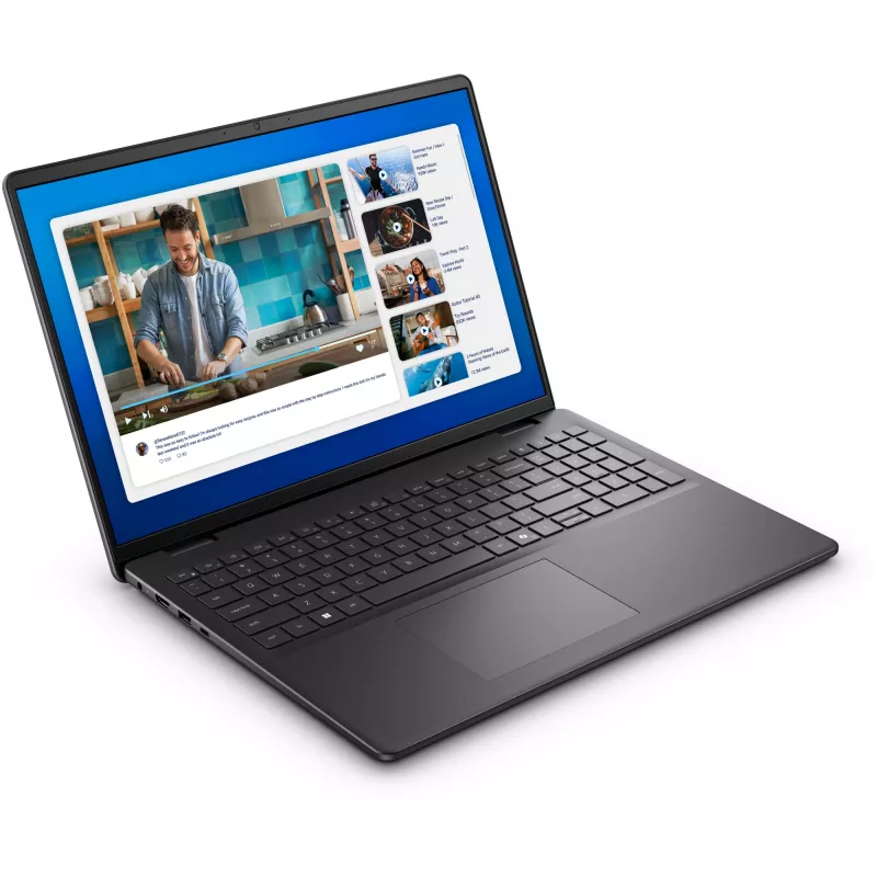 Dell 16 DC16250 / Core 5-120U / 8 GB / 512 GB SSD / Intel Graphics / WLAN + BT / 16 colių FHD+ / US foninis apšvietimas klaviatūra / Windows 11 Home / 3 metų bazinė vietinė priežiūra