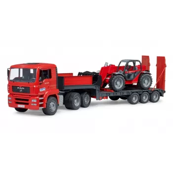 Transporto priemonių rinkinys BRUDER MAN TGA krautuvas su Manitou krautuvu