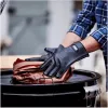 Weber 7017 silikoninės grilio pirštinės, juodos