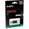USB atmintinė EMTEC ECMMD128GT103 128 GB USB Type-A 3.2 Gen 1 (3.1) Juoda, skaitymas 180 MB/s, rašymas 25 MB/s