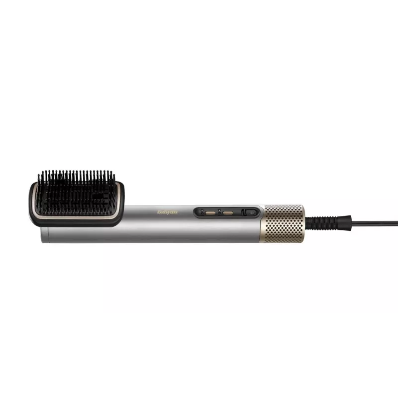 Plaukų formavimo rinkinys BABYLISS AS6555E — Airflow technologija, 4 kaitinimo lygiai, 2,5 m laidas, sidabrinis/auksinis