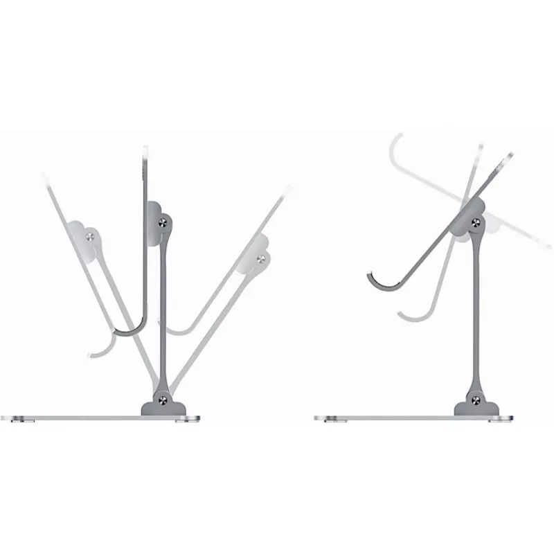 Inter-Tech MTS-200 nešiojamojo kompiuterio stovas iš aliuminio 25,4 cm (10 colių)