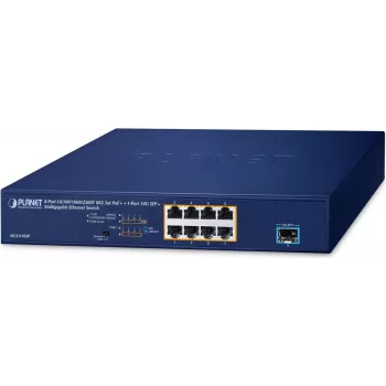 Nevaldomas jungiklis PLANET MGS-910XP 2,5G Ethernet 8 prievadų PoE