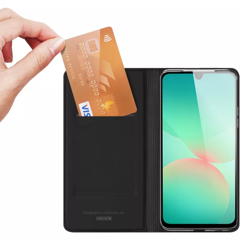 Nevox Vario Series - Samsung Galaxy A26 5G Book Case juoda