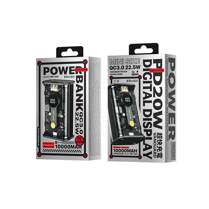 Išorinė baterija WK-WP-333 10000 mAh Super Charging PD 20W