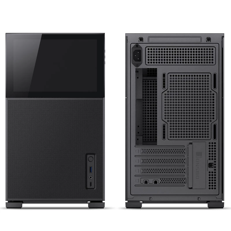 Jonsbo D31 MESH Screen Micro-ATX korpusas, grūdintas stiklas - juodas