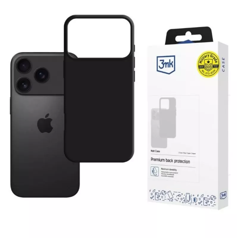 Apsauginis dėklas 3MK Apple iPhone 17 Pro Max Matt — plonas matinis