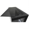 LC-Power Enclosure MidiTower 715B juodas USB3.2/Audio be maitinimo šaltinio SEAMLESS_X (LC-715B-ON)