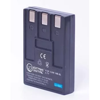 Įkraunama baterija Extra Digital NB-3L 3,7V 1000 mAh suderinamiems Canon fotoaparatams
