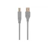 USB 2.0 A-kištukas B-kištukas 6 pėdų kabelis, pilka spalva