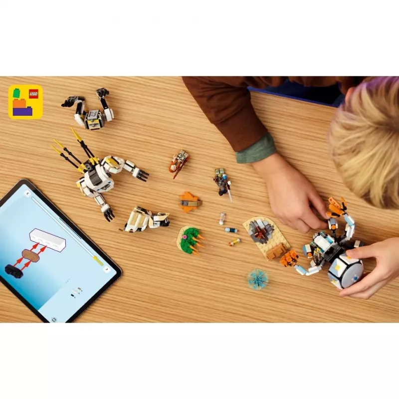 LEGO rinkinys Horizon Adventures 77037 – Aloy ir Varl prieš Shell-Walker ir Sawtooth, 768 detalės, 2 minifigūrėlės