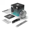 Išmanusis laikrodis Stelio Activ GPS 46 mm sidabrinis STSWA101SR, GPS, 46 mm korpusas
