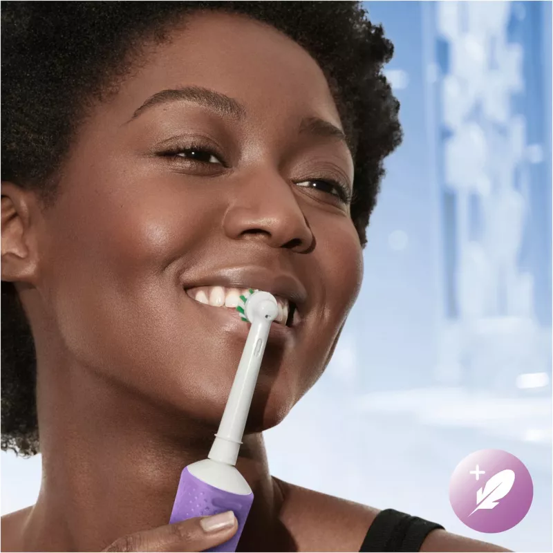 Oral-B Vitality Pro elektrinis dantų šepetėlis violetinis 1 šepetėlis