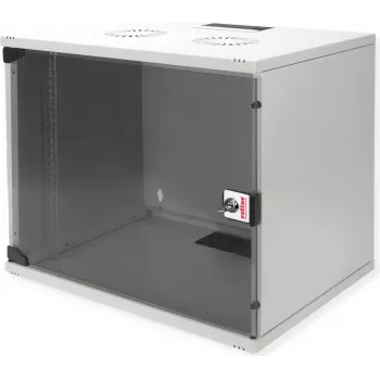 Sieninis serverio spintelė ROLINE 9U, 19 colių 540x400 mm, pagrindinis komplektas, pilka