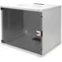 Sieninis serverio spintelė ROLINE 9U, 19 colių 540x400 mm, pagrindinis komplektas, pilka