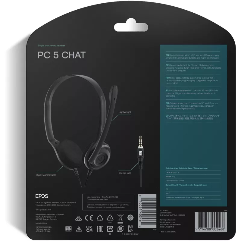 Ausinės Sennheiser PC 5 CHAT