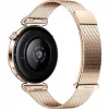 Išmanusis laikrodis HUAWEI WATCH GT6 1,32 colio AMOLED, 41 mm, nerūdijantis plienas, auksinis, milanese apyrankė, IP69, 14 dienų baterija