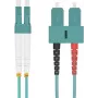 Skaidulinis komutacinis kabelis helos SC MM į LC MM 1,5 m