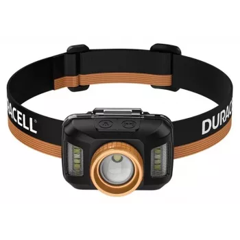 Duracell DH400 žibintuvėlis ant galvos juodas, oranžinis