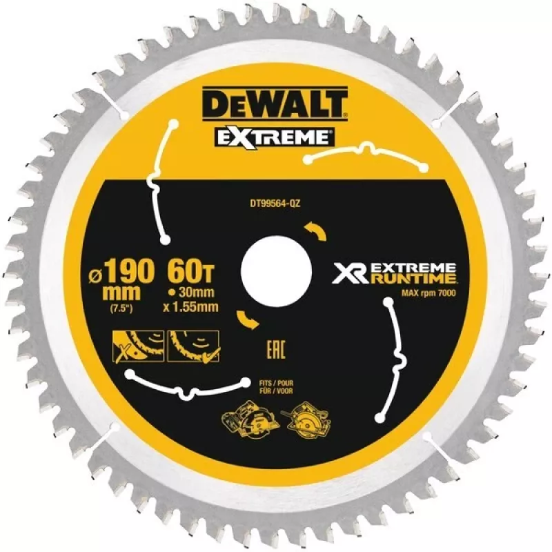 DeWALT DT99564-QZ diskinis pjūklas 19 cm 1 vnt.
