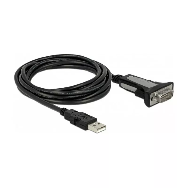 USB 2.0 Type-A į 1 x nuoseklioji RS-232 DB9 4 m DeLOCK 66323