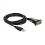USB 2.0 Type-A į 1 x nuoseklioji RS-232 DB9 4 m DeLOCK 66323