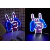 Neon Lights MANTA SNL109MT Ranka su žaidimų pulteliu neoninis ženklas, dekoratyvinis LED apšvietimas žaidimų erdvei