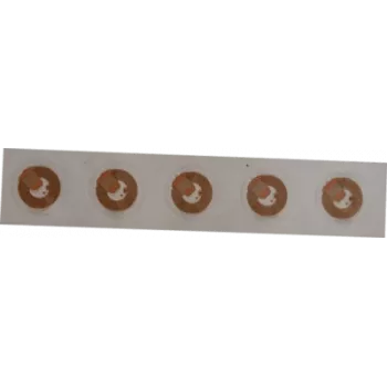RFID NFC apsauginė žyma SCOT NTAG213 18 mm skaidri, pakuotėje 10 vnt.