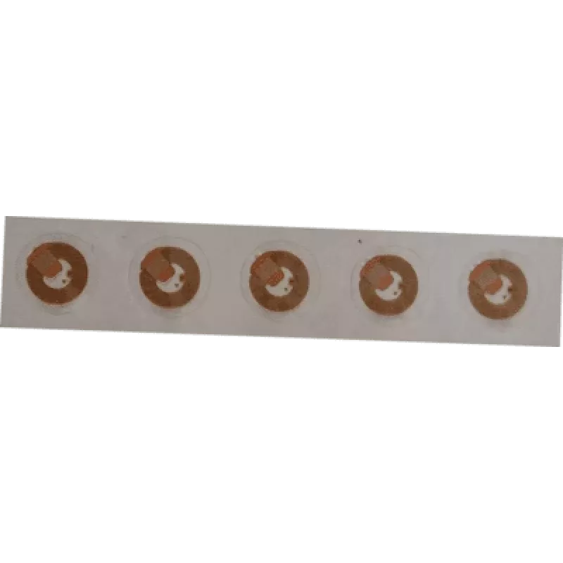 RFID NFC apsauginė žyma SCOT NTAG213 18 mm skaidri, pakuotėje 10 vnt.
