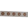 RFID NFC apsauginė žyma SCOT NTAG213 18 mm skaidri, pakuotėje 10 vnt.