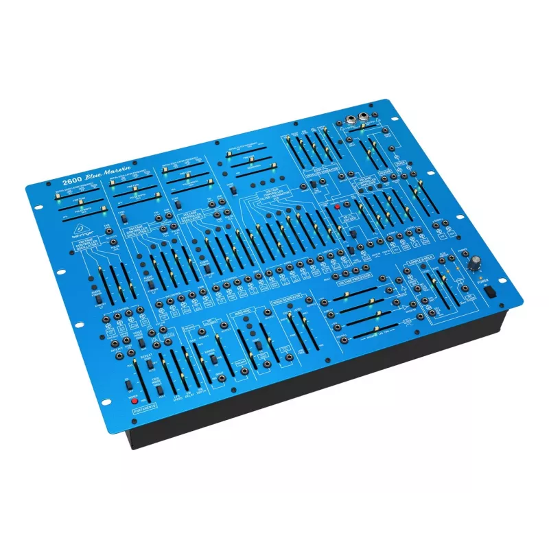 Analoginis sintezatorius „Behringer 2600 BLUE MARVIN“ su 37 klavišais, pusiau modulinis