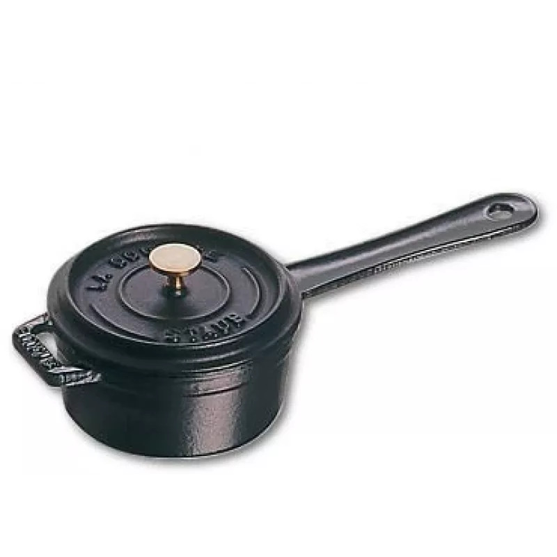 Single pan Staub Small Sauce Pan Cast iron Juoda 900g