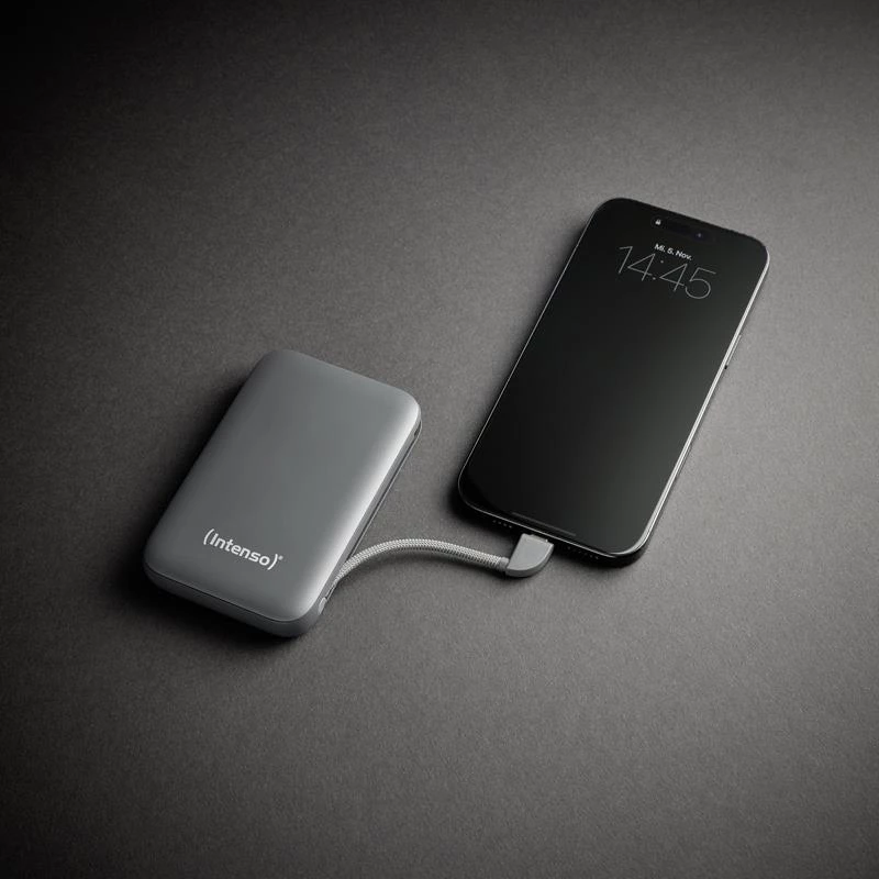 Išorinė baterija USB 10000MAH/PILKA S10000 7333034 Intenso