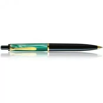 Pelikan K200 - Integruota užpildymo sistema - Juoda - Auksinė - Žalia - Derva - Kursyvinis plunksnagalis - Nerūdijantis plienas - Abiem rankoms tinkama (983189)